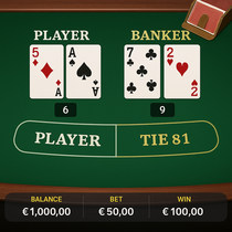 BankOnBet - Baccarat - Online Tafelspellen
